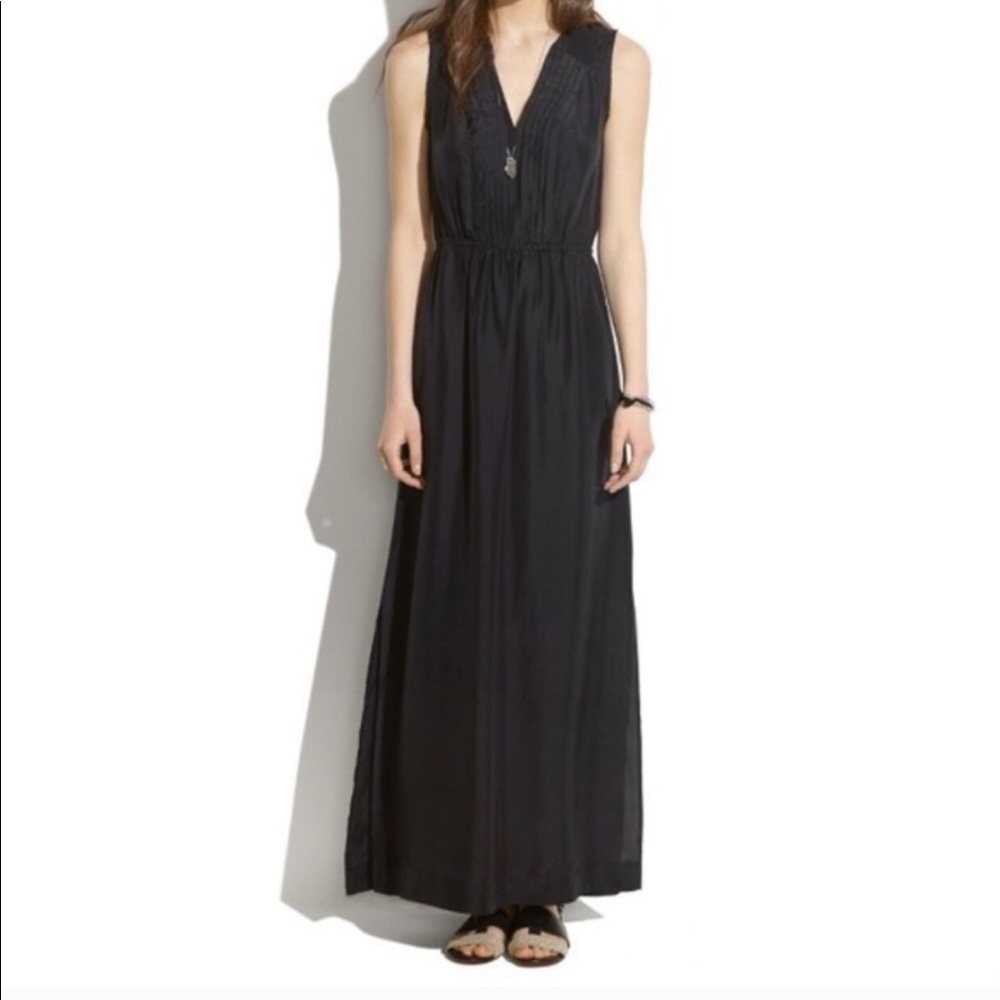 NWT Madewell Silk Maxi Dress- sz 0